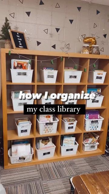 Class Library Organization, Instagram Class, Classroom Organization Elementary, Teaching Organization, Class Library, Library Organization, Organized Teachers, Library System, Whole Brain Teaching