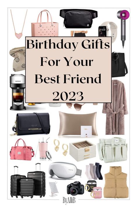 Your bestfriend is gonna love these gifts! They are trendy birthday gifts that are actually useful in 2023 18th Birthday Gifts For Best Friend, 21st Birthday Gifts For Best Friends, 40 Birthday Gifts, Trendy Birthday Gifts, Gifts For Your Best Friend, Gifts For Young Women, College Girl Gifts, 40 Birthday, Girls Gift Guide