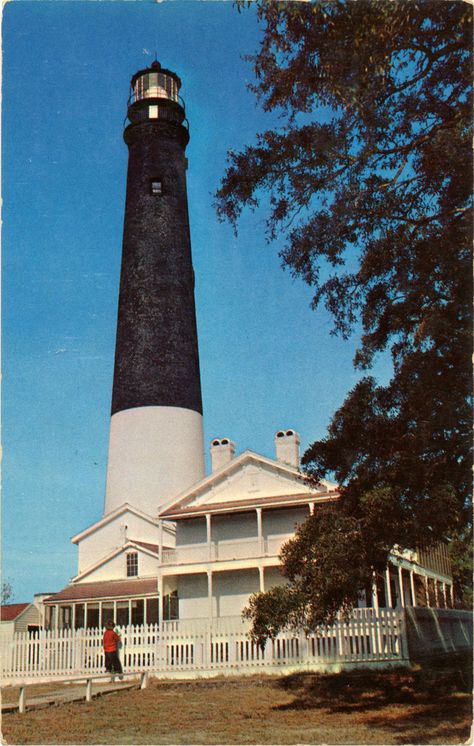 Florida Memory • Lighthouse, Pensacola, Florida. Pensacola Lighthouse, Florida Lighthouses, House Florida, Lighthouse Lighting, Lighthouse Photos, Lighthouse Keeper, Lighthouse Pictures, Pensacola Florida, Beautiful Lighthouse