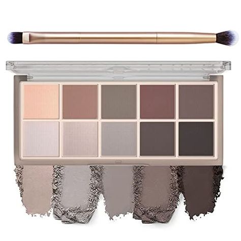 BestLand Eye Shadow Palette, Cool Cement Cool Tones Eyeshadow Palette, Eyeshadow Palette Cool Tone, Cool Neutral Eyeshadow Palette, Cool Toned Makeup Palette, True Winter Eyeshadow Palette, Eyeshadow For Cool Skin Tone, True Summer Eyeshadow Palette, Cool Tone Brown Eyeshadow, Cool Tone Eyeshadow Looks Blue Eyes