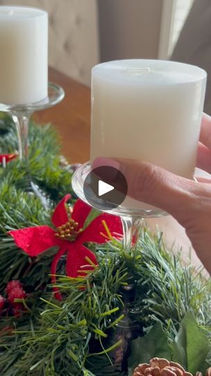 1M views · 13K reactions | I’ve been trying to think of a Christmas centerpiece and finally decided on how I wanted it to look like. Here’s an easy and cheap way to make your dining table center piece using materials from Walmart and the Dollar Tree. #dollartree #walmartfinds #centerpieces #christmasdecorations #DIY | Jenn B Fernandez | Jenn B Fernandez · Original audio Cheap Christmas Centerpieces Diy, Dollar Tree Centerpieces Christmas, Dollar Tree Christmas Centerpieces Diy, Dining Table Center Piece, Christmas Centerpieces Cheap, Walmart Finds, Christmas Centerpiece, Table Centers, Christmas Centerpieces