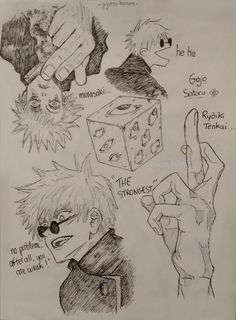 Jjk Sketch Drawing, How To Draw Gojo Satoru, Easy Little Sketches, Jjk Drawing Sketch, Drawing Jujutsu Kaisen, Jujutsu Kaisen Sketch, Art Inspo Sketchbooks, Something To Draw Ideas, Art Inspo Sketch