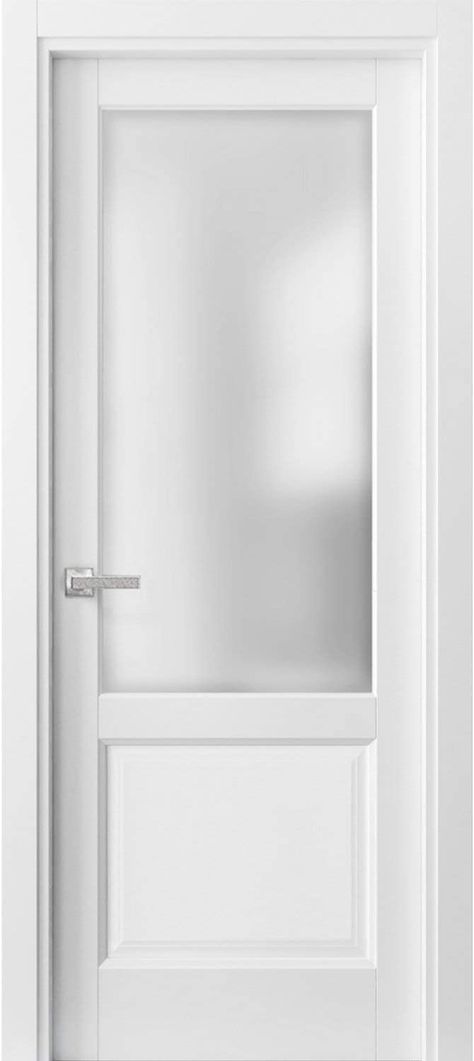 Bathroom Door Ideas Modern, Transitional Interior Doors, Frosted Glass Interior Doors, Pantry Layout, Interior Door Hardware, European Doors, Pantry Kitchen, Frosted Glass Door, Wooden Doors Interior