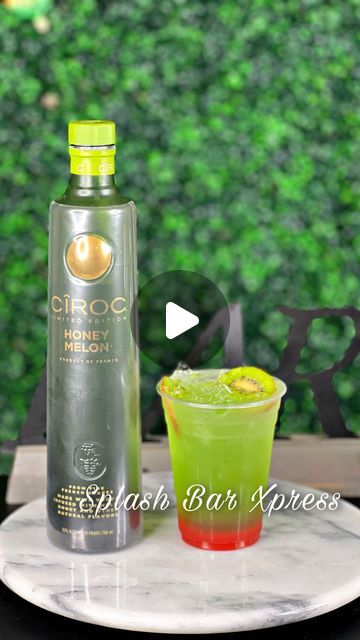 SplashBarXpress on Instagram: "Ciroc Honey Melon Cocktail 🥝 🍉   Ingredients  Watermelon mix 1 1/2 oz Ciroc Honey Dew Melon Kiwi Calypso  3/4 oz Melon Liqueur  Top off sprite   #ciroc #vodka #cocktails #foodie #mixology #drinkrecipes #instadrink #reelsinstagram #reels #explorepage" Ciroc Honey Melon Cocktail, Honey Melon Ciroc Recipes, Ciroc Drinks, Melon Cocktail, Honey Dew Melon, Ciroc Recipes, Ciroc Vodka, Melon Liqueur, Mixed Drinks Alcohol