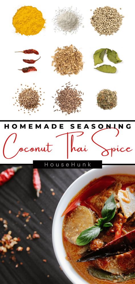 Thai Curry Spice Blend, Thai Spice Blend Recipe, Thai Spice Blend, Thai Seasoning Blend, Curry Spice Blend, Diy Sauces, Thai Seasoning, Thai Flavors, Asian Seasoning