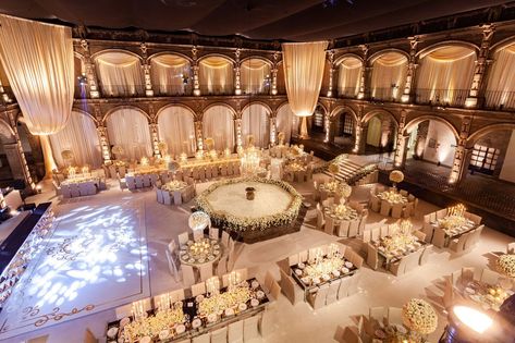 Wedding Photos Inspiration, Mindy Weiss, Wedding Mexico, Classic Color Palette, Event Hall, Destination Wedding Mexico, Indoor Ceremony, Wedding Venue Decorations, Wedding Inside