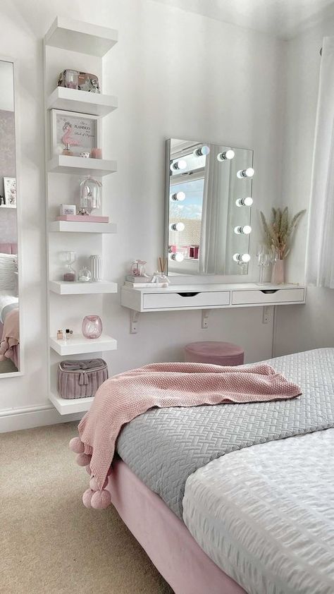 Preppy Room Decor, Preppy Room, Cute Room Ideas, Pink Bedroom, Bedroom Inspo, Minimalist Bedroom, Room Inspo, Room Ideas, Dream House