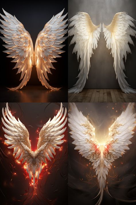 Angel Wings Fantasy Art, Fantasy Wings Design, Abstract Cyberpunk, Monster Fanart, Warrior Dragon, Magical Wings, Wings Illustration, Png Angel, Fantasy Wings