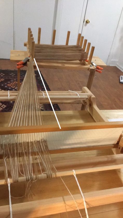 Direct Warping Rigid Heddle Loom, Warping Board Diy, Diy Warping Board, Warping Board, Cricket Loom, Rigid Heddle Weaving Patterns, Direct Method, Rigid Heddle Loom, Hantverk Diy