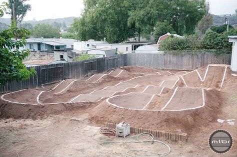 Schneider’s Pump Track Backyard Pump Track, Kids Bike Track, Skyway Bmx, Bike Pump Track, Bmx Ramps, Dirt Bike Track, Motocross Tracks, Pump Track, Bmx Dirt