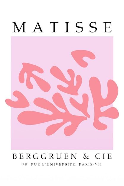 Pink Matisse Poster, Matisse Paintings Pink, Matisse Poster Print, Room Posters Ideas, Pink Prints For Walls, Pink And Green Poster, Pink Poster Wall, Wall Prints Pink, Pink Wall Prints