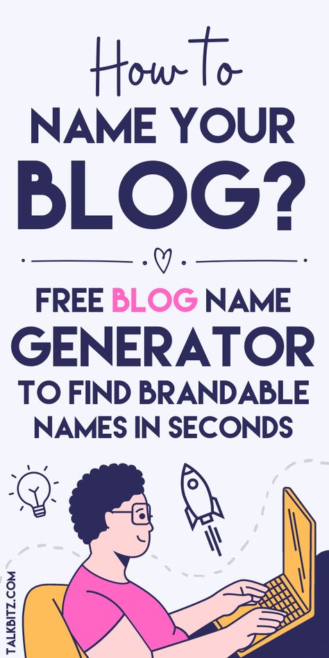 Running out of blog name ideas? Try our free blog name generator to find your creative, catchy and memorable, and brandable blog name within seconds in 2021. How To Name A Blog, Blogger Names Ideas, Website Names Ideas, Journal Name Ideas, App Name Ideas, Blog Names Inspiration, Creative Blog Names, Blog Name Ideas, Blog Content Planner