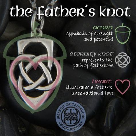 The Father's Knot | Walker Metalsmiths Symbol For Father And Daughter, Father Daughter Celtic Knot, Celtic Tattoo Family, Celtic Symbols And Meanings, Scottish Symbols, Father Daughter Tattoos, Celtic Knot Tattoo, Father Tattoos, Irish Symbols