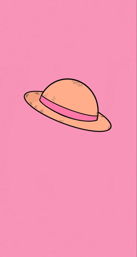 One Piece Hat Wallpaper, Pink Luffy Wallpaper, Luffy Hat Wallpaper, One Piece Pink Aesthetic, One Piece Pink Icon, Luffy Heart Eyes, One Piece Pink Wallpaper, Pink One Piece Wallpaper, Luffy Hat