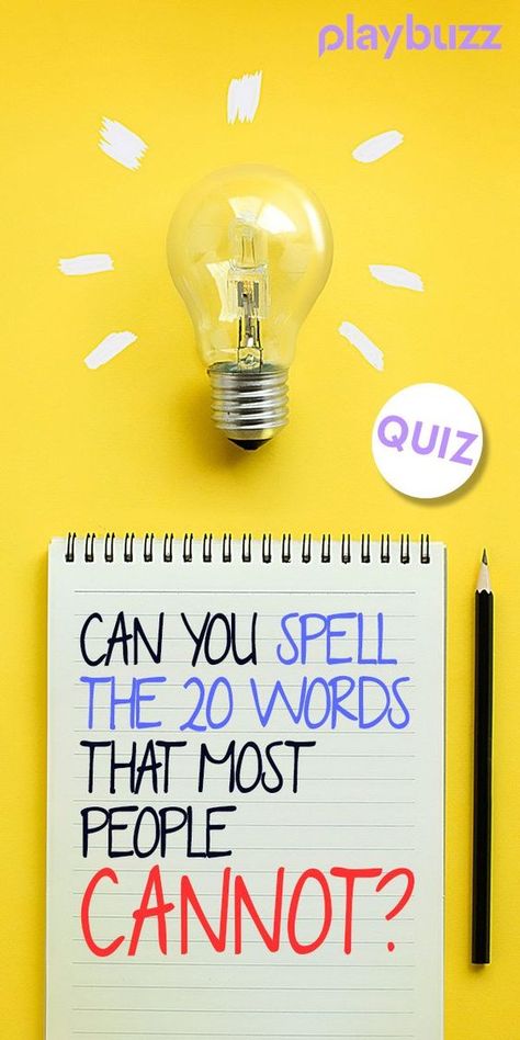 Can You Spell The 20 Words That Most People Cannot? | #quiz #quizzes #buzzfeed #questionsandanswers #questions #trivia #quizzesforfun #iq #iqtest #brain #intelligence Intelligence Quizzes, Geography Quizzes, Commonly Misspelled Words, Movie Quizzes, Science Trivia, English Quiz, Geography Quiz, Brain Test, Playbuzz Quiz