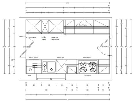 Kitchen Layout Galley, Double Galley Kitchen Layout, Pantry Layouts, Galley Kitchen Floor Plans, Kitchen Designs With Island, Double Galley Kitchen, Open Galley Kitchen, Island Layout, Galley Kitchen Layout