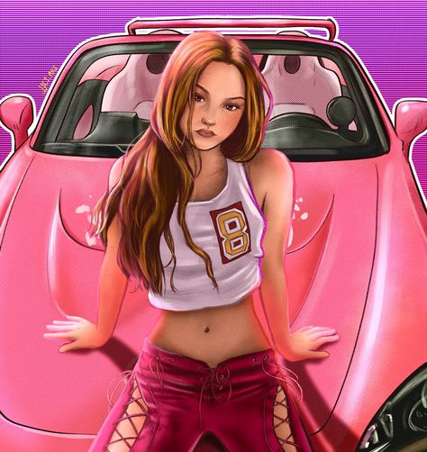 Suki Fast And Furious Fanart, Suki Drawings Fast And Furious, Fast And Furious Fanart, Fast And Furious Painting, Suki Car, Fast And Furious Art, Suki Fast And Furious, Foto Gta, Art Content