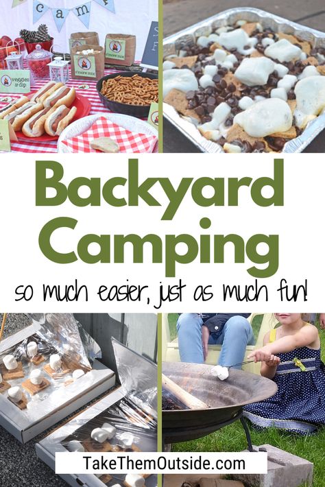 Get activity ideas and tips for planning a fun backyard camping adventure or party. Food and recipe ideas, games and activities, and tips for an enjoyable night in the camping tent. Backyard Camping Ideas, Camping In The Backyard, Camping At Home, Backyard Campout, Outdoor Camping Shower, Summer Camp At Home, Camp At Home, Activities For Kids At Home, Fun Backyard