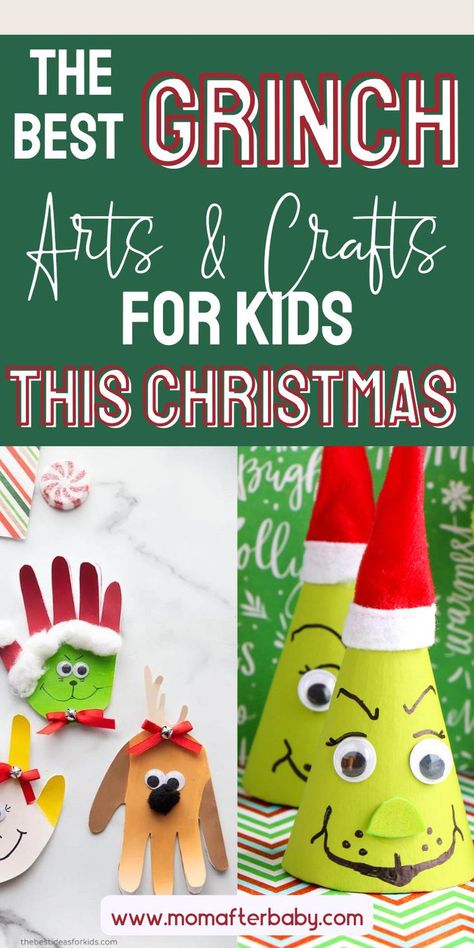 Bring the magic of Whoville home with these fun Grinch Crafts! Perfect for a Grinch Christmas Party or Holiday Activities For Kids, these 16 craft ideas will keep little hands busy. Try Grinch Slime or set up a festive Kids Christmas Party with easy, creative projects. These crafts are sure to make any Grinch Party a hit this season! Grinch Christmas Crafts For Kids, Grinch Activities For Kids, Grinch Christmas Crafts, Grinch Crafts For Kids, Grinch Activities, Grinch Slime, Toddler Holiday Gifts, Make Christmas Magical, Preschool Craft Activities