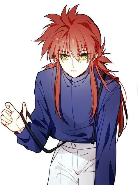 Yoko Kurama Fanart, Kurama Yu Yu Hakusho Fanart, Red Head Anime Boy, Botan Yu Yu Hakusho, Yu Yu Hakusho Kurama, Red Head Anime, Kurama Yu Yu Hakusho, Youko Kurama, Yoko Kurama