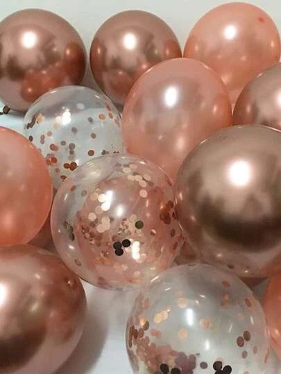 Starburst Balloon, Campus Events, Glitter Balloons, Rose Gold Confetti, Metallic Balloons, Rose Gold Balloons, Gold Birthday Party, Gold Balloons, Confetti Balloons