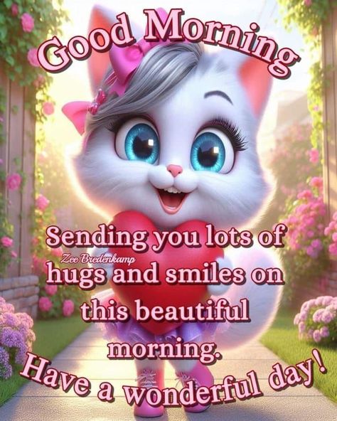 Sending You Lots Of Hugs And Smiles On This Beautiful Morning Pictures, Photos, and Images for Facebook, Tumblr, Pinterest, and Twitter Morning Meme, Cute Morning Quotes, Beautiful Morning Pictures, Grandkids Quotes, Cute Good Morning Gif, Good Morning Animals, Morning Hugs, Good Morning Hug, Good Morning Snoopy