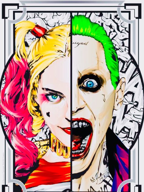 Harley Tattoos, Batman Wedding, Joker Harley Quinn, Harley Quinn Joker, Harley And Joker Love, Der Joker, Joker Harley, Harley Quinn Quotes, Boxing Posters