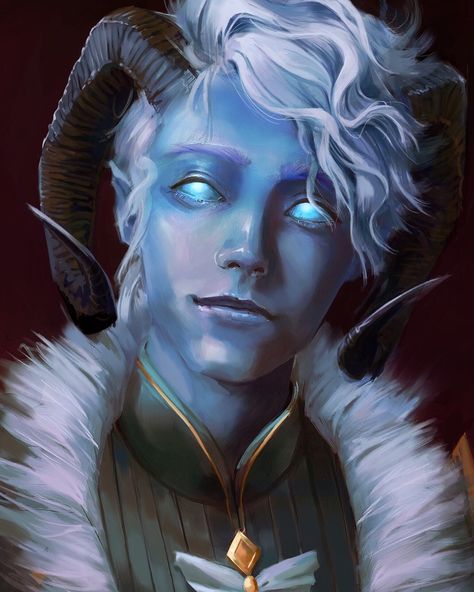 — Commission info Tiefling Male, Fantasy Portraits, Fantasy Races, Dungeons And Dragons Characters, Dnd Art, Wow Art, Arte Fantasy, Character Design Male, Fantasy Rpg