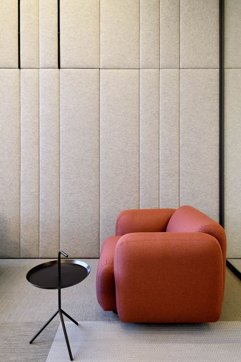 VEVS Interior Design - DTI GROUP OFFICE Acoustic Interior Design, Acoustic Wall Design, Acoustic Panels Wall Design, Sound Panels Design, Finish Palette, Acoustics Design, Sound Panels, Acoustic Wall Panel, Fabric Wall Panels