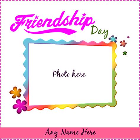 Friendship day photo with friend name Friendship Day Photo, Happy Friendship Day Photos, Friendship Day Photos, Happy Friendship Day Images, Friendship Day Images, Friendship Day Wishes, Photo Frame Images, International Friendship Day, Happy Onam