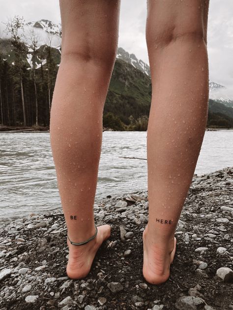 Enough Tattoo, Adventure Mountain, Vsco Aesthetic, Mountain Tattoo, Tattoo Inspo, I Tattoo, Small Tattoos, Hair And Nails, Montana