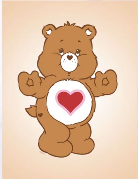 Tender Heart Bear, Love A Lot Bear, Care Bear Heart, Rugrats Cartoon, Christmas Wallpaper Iphone Cute, Care Bears Vintage, Care Bear Party, Tender Heart, Goth Wallpaper