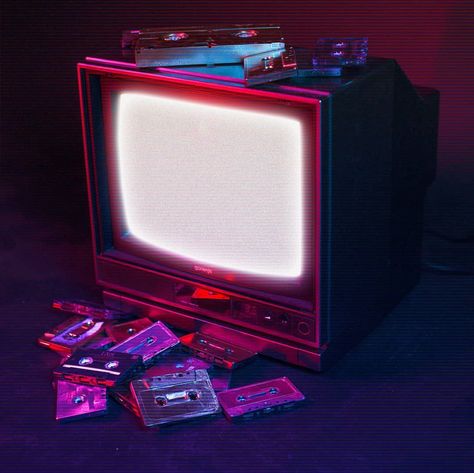 80s Tv Aesthetic, Tv Astethic, Vintage Tv Aesthetic, Old Tv Aesthetic, Television Aesthetic, Tv Glow, Retro Electronics, Tv Aesthetic, 80s Tv