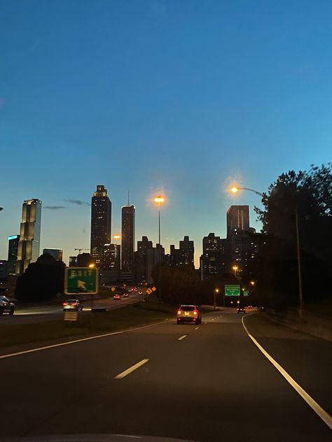 Atlanta Aesthetic Wallpaper, Atlanta Ga Aesthetic, Atlanta Culture Aesthetic, Aesthetic Atlanta, Atlanta Aesthetic, Atlanta Georgia Aesthetic Night, Atl Georgia, Pretty Landscapes, Atlanta Georgia