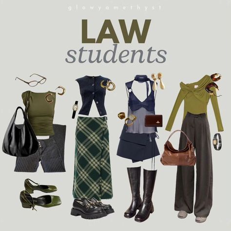 📚 university students part 1 🌟 • comment what other majors i should make lookbooks for 🧘‍♀️ • fc: 116k date: september 23rd • tags: #glowyamethyst #moodboard #moodboards #backtoschool #university #college #students #sociolgy #law #arthistory #biology College Major Outfits, College Majors Aesthetic, College Core, College Major, University Outfits, Outfit Collages, Outfit Aesthetics, College Majors, University Outfit