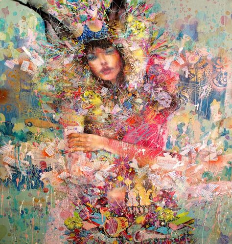 David Choe Art, David Choe, Los Angeles Artist, Comic Collection, Visual Artist, Watercolor Paper, Collage Art, Watercolor Art, Street Art