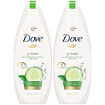 Dove Shower Gel, Green Tea Body Wash, Sulfate Free Body Wash, Cucumber Green Tea, Dove Go Fresh, Vanilla Body Wash, Dove Body Wash, Fresh Cucumber, Skin Cleanser Products