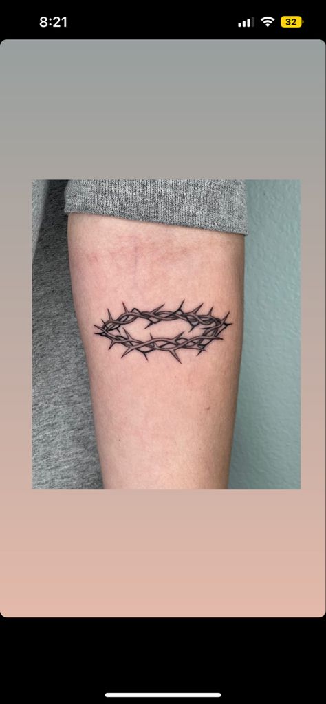 Crown Of Thorns Tattoo Women Small, Thorn Of Crowns Tattoo, Torn Crown Tattoo, Tattoo Crown Of Thorns, Small Crown Of Thorns Tattoo, Cross Of Nails Tattoo, Christian Crown Tattoo, Cross With Thorns Tattoo, Crown Of Thrones Tattoo