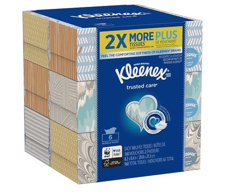 Contains 6 boxes with 160 Kleenex Trusted Care tissues per pack The softest everyday tissue* (among national brands) Face tissues are perfect for sniffles and sneezes, kids' messy faces and more #ad #backtoschool Kleenex Tissues, Facial Tissues, Recycling Process, Kleenex Box, Stuffy Nose, Plastic Windows, Happy Tears, Household Essentials, Cool Tones