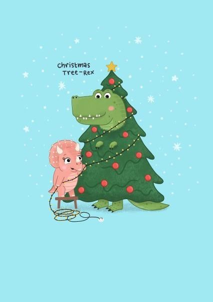 #dinosaaur #birthday https://www.thortful.com/card/612c04249cb1330001b71127 Kiwi Design, Dinosaur Christmas Tree, Tree Rex, Cute Tree, Dinosaur Cards, Dinosaur Illustration, Cute Dinosaur, Dinosaur Christmas, Wedding Stationary