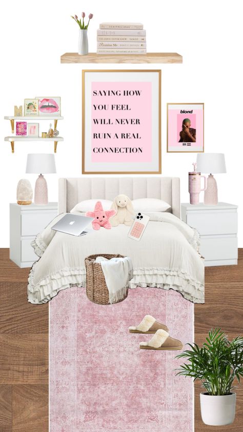 Cozy girly bedroom🩷 Cozy Girly Bedroom, Pink Bedroom, New Room, How Are You Feeling, Bedroom, Pink