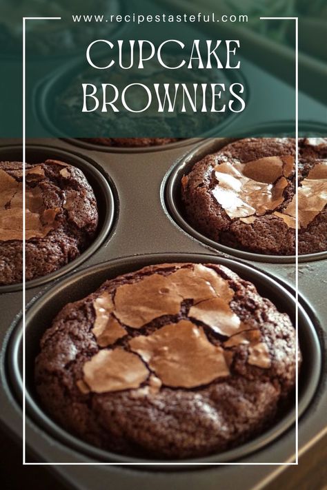 Deliciously fudgy and perfectly portioned, these cupcake brownies combine the best of both worlds: chewy centers and crispy edges. With just two boxes of brownie mix, they’re quick and easy to make, perfect for satisfying your chocolate cravings without the fuss of traditional brownies. Brownie Mix Desserts, Best Fudgy Brownie Recipe, Cupcake Brownies, Boxed Brownie Recipes, Xmas Cookies Recipes, Brownie Mix Recipes, Chewy Chocolate Brownies, Fudgy Brownie Recipe, Best Brownie Recipe