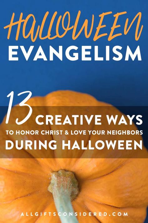 Halloween Evangelism: 13 creative ways to love your neighbor and honor Christ on Halloween without being THAT neighbor. Halloween Evangelism Ideas, Christian Halloween Party Ideas, Religious Halloween Ideas, Halloween Church Ideas, Funny Diy Birthday Cards, Halloween Activity Days, Movies For Adults, Church Halloween Party, Halloween Things To Do