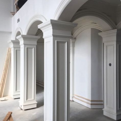 Trim & Molding | Savannah Millwork Moulding Design, Gypsum Ceiling Design, Porch Stairs, Gypsum Decoration, Gypsum Wall, Modern Factory, Decorative Stand, Gypsum Board, Trim Molding