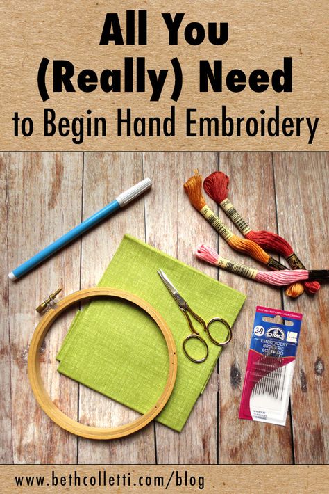 Beginning Embroidery, Embroidery Tools, Hand Embroidery Patterns Flowers, Basic Embroidery Stitches, Embroidery Hand, Embroidery Book, Embroidery Stitches Tutorial, Hand Embroidery Projects, Hand Work Embroidery