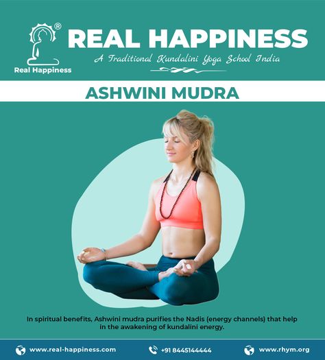 Ashwini Mudra Ashwini Mudra, Kundalini Mudra, Real Happiness, Kundalini Energy, Rishikesh India, Channeling Energy, The Awakening, Yoga School, Body Energy