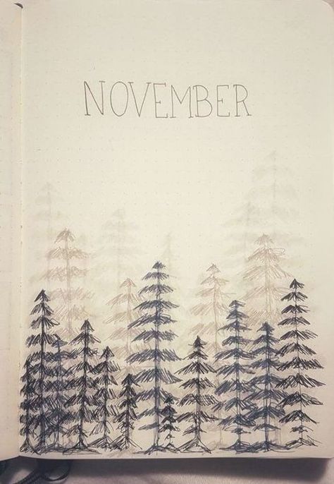 November Bullet Journal Cover, November Bullet Journal, December Bullet Journal, Bullet Journal Cover, Bullet Journal Set Up, Bullet Journal Cover Page, Bullet Journal Design Ideas, Bullet Journal Themes, Bullet Journal Writing