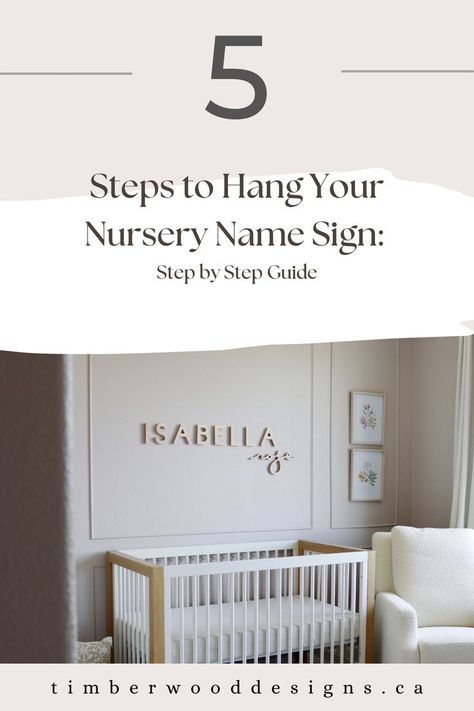 How to Hang your sign Nursery Name Sign, Custom Nursery, Beautiful Nursery, How To Hang, Your Gorgeous, Wooden Names, Nursery Name, Nursery Signs, Nursery Design