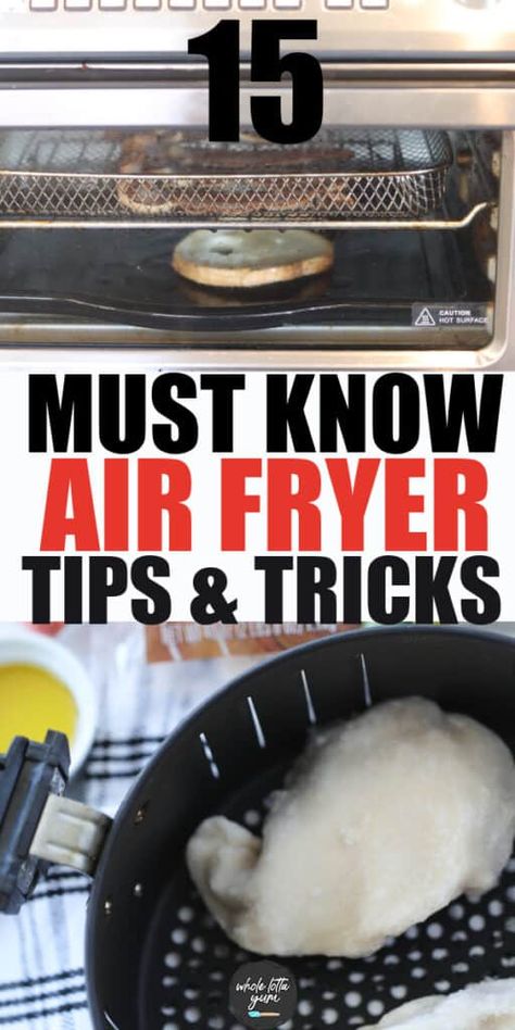 tips for an air fryer Pinterest pin Air Fryer Recipes Ninja Xl, Air Fryer Basics, Ninja Xl Air Fryer Recipes, Air Fryer Tips And Tricks, Easy Air Fryer Dinner Recipes, Air Fryer Xl Recipes, Air Fryer Hacks, Air Fryer Recipes Uk, Air Fryer Tips