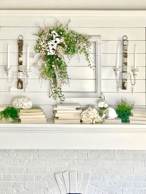 8 Ways to Use Empty Picture Frames in Decor Diy With Old Picture Frames, Wreath In Frame Wall Art, Empty Picture Frames On The Wall Vintage, Antique Shutters Wall Decor, Antique Picture Frame Ideas, Empty Picture Frames On The Wall, Decorating With Picture Frames, Empty Picture Frame Ideas, Empty Frame Ideas